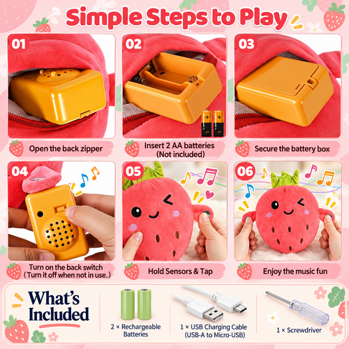 Fruit Beats™ Interactive Plush